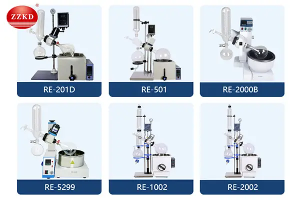 Comparing different rotary evaporator models and prices