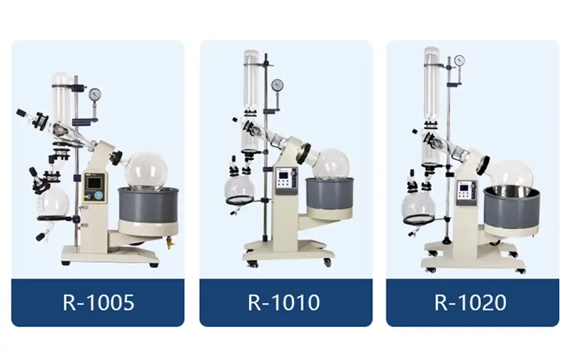 Scalable Rotary Evaporator Solutions different sizes of rotary evaporators for various scales