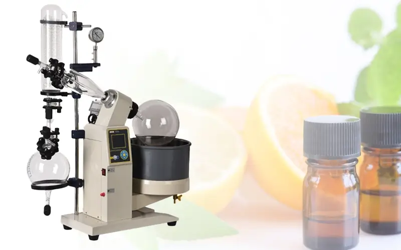 Rotary Evaporator for Flavors rotary evaporator in flavor extraction lab