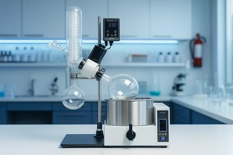 Choosing Your Rotary Evaporator Rotary evaporator setup in a modern laboratory