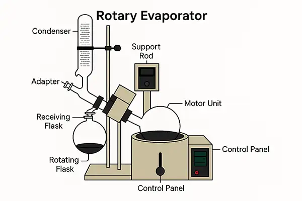 Rotary Evaporator Diagram
