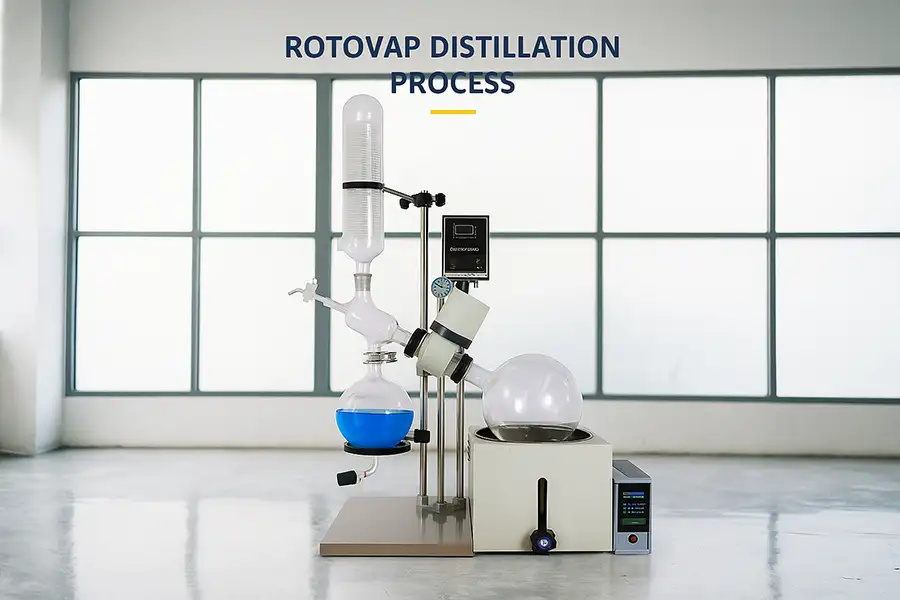 Rotovap distillation process