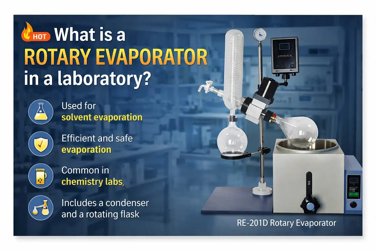 What is a rotary evaporator in a laboratory undefined