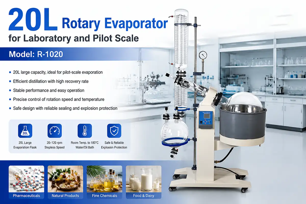 20 Liter Rotary Evaporator | Complete Beginner-Friendly Guide
