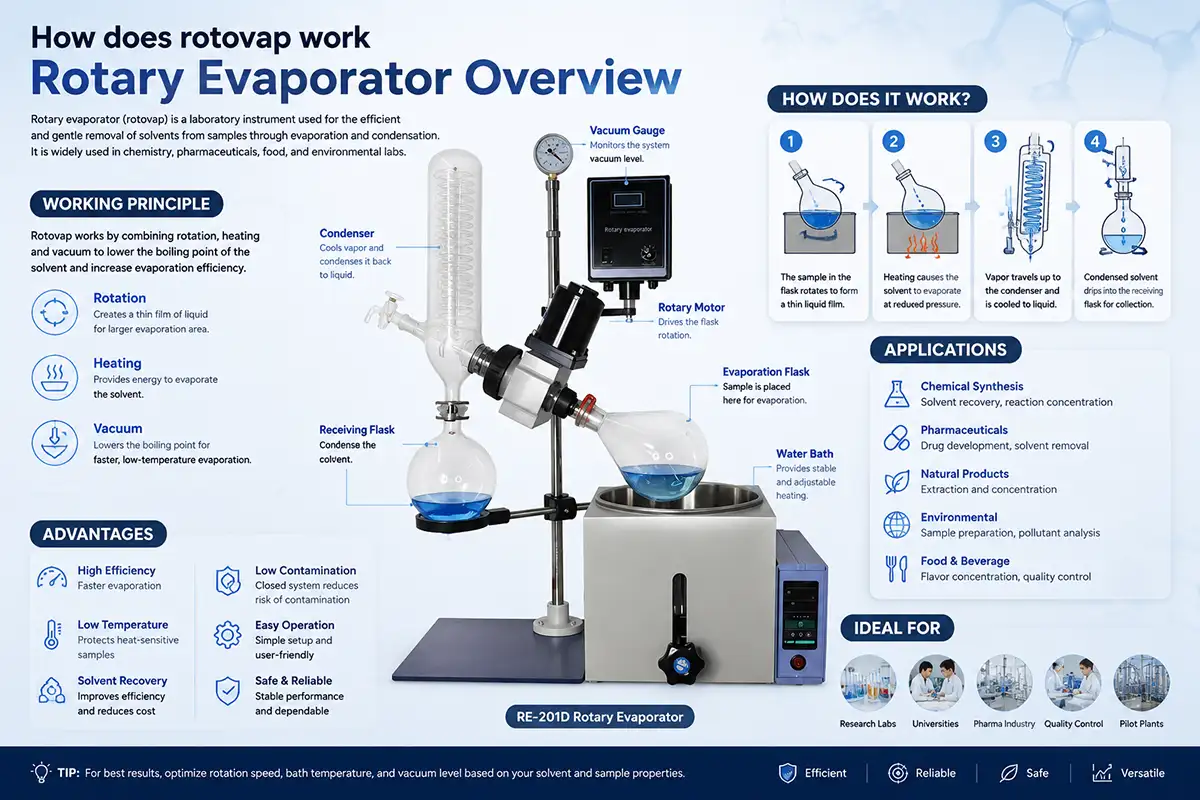 How Does Rotovap Work? A Practical Guide to Rotary Evaporation | KD Rotary Evaporators