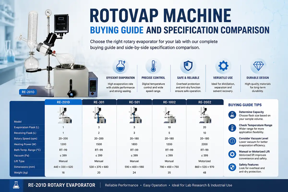Rotovap machine buying guide and specification comparison undefined