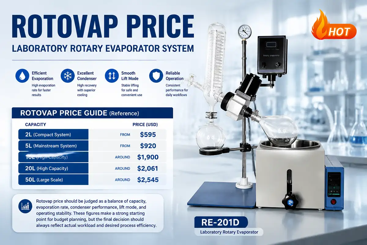 Rotovap Price Guide: What Affects Cost and How to Choose the Right Rotary Evaporator