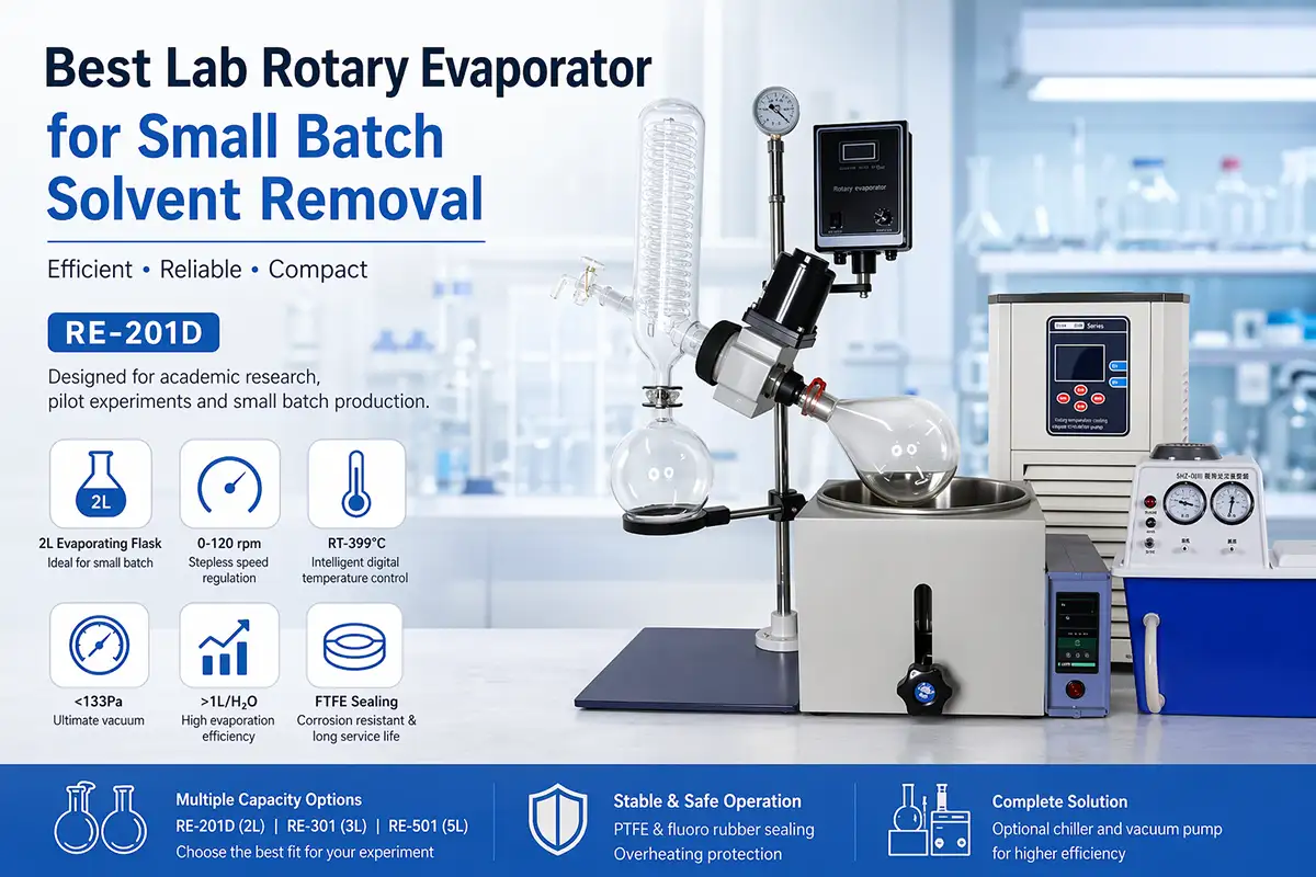 Best Lab Rotary Evaporator for Small Batch Solvent Removal
