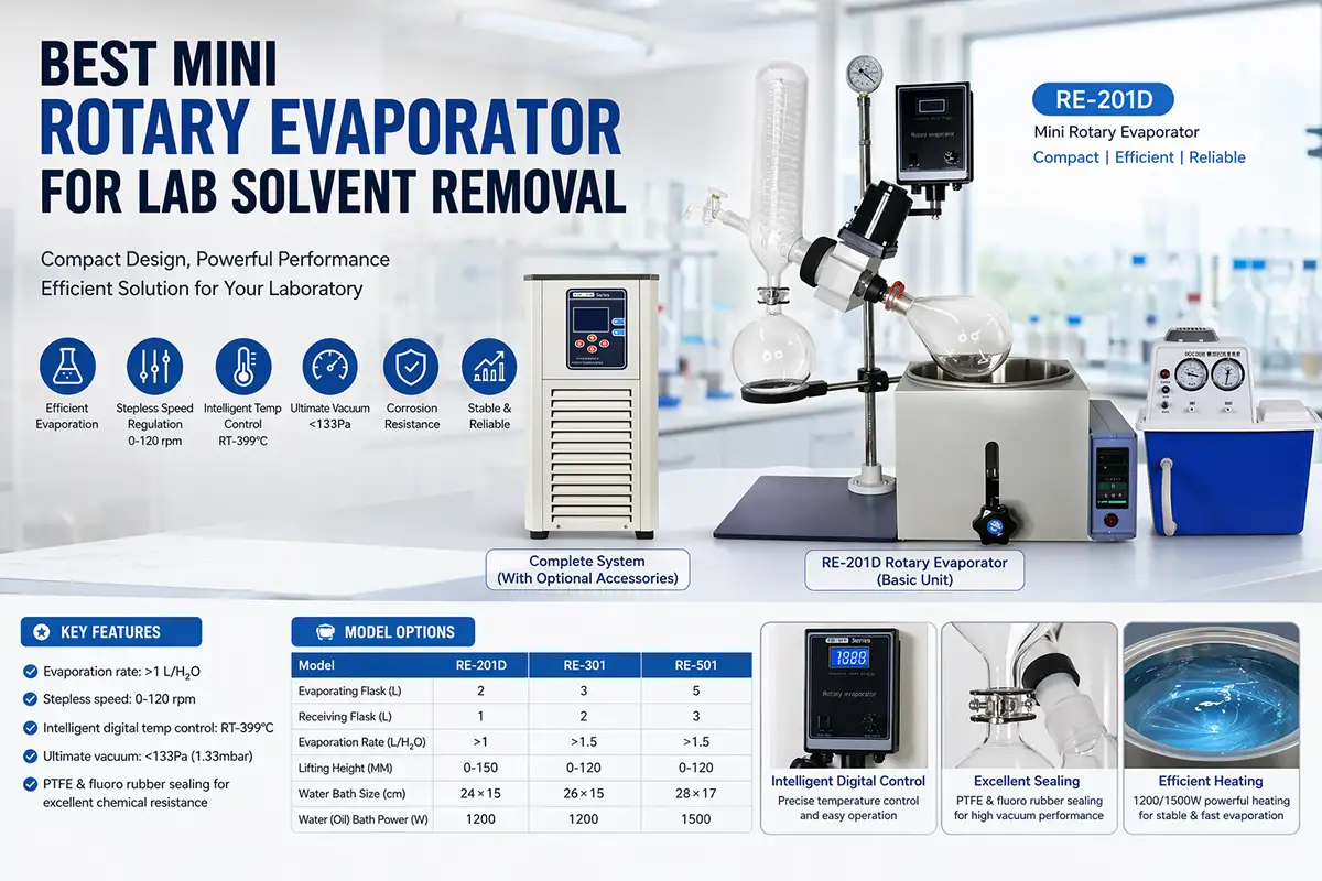 What is the Best Mini Rotary Evaporator for Labs?