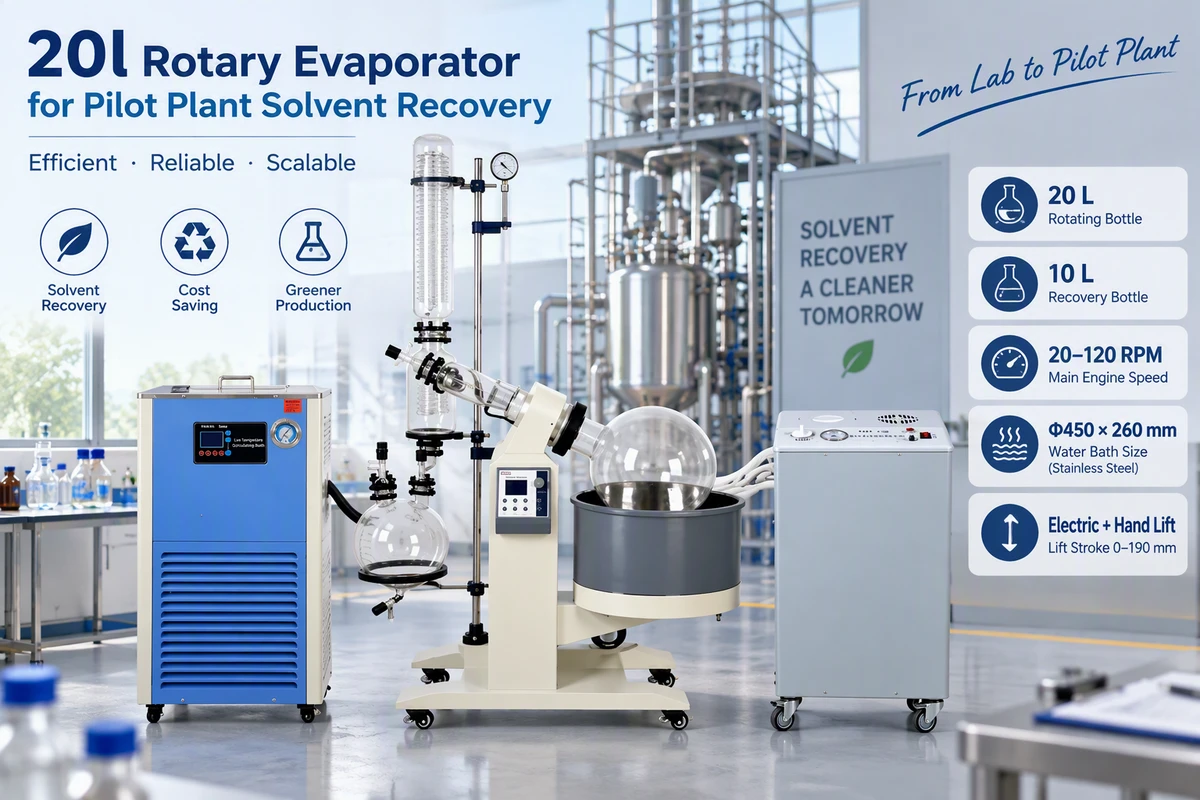 Which Rotary Evaporator Is Best for Pilot Plant Solvent Recovery?