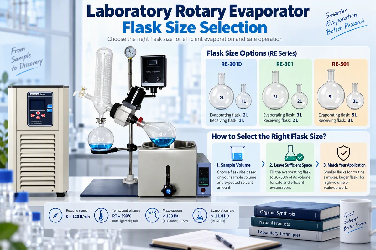 How to Choose Rotary Evaporator Size for Lab?